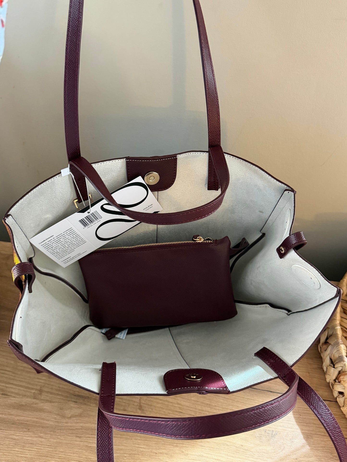 Burgundy Leather Bag (small)
