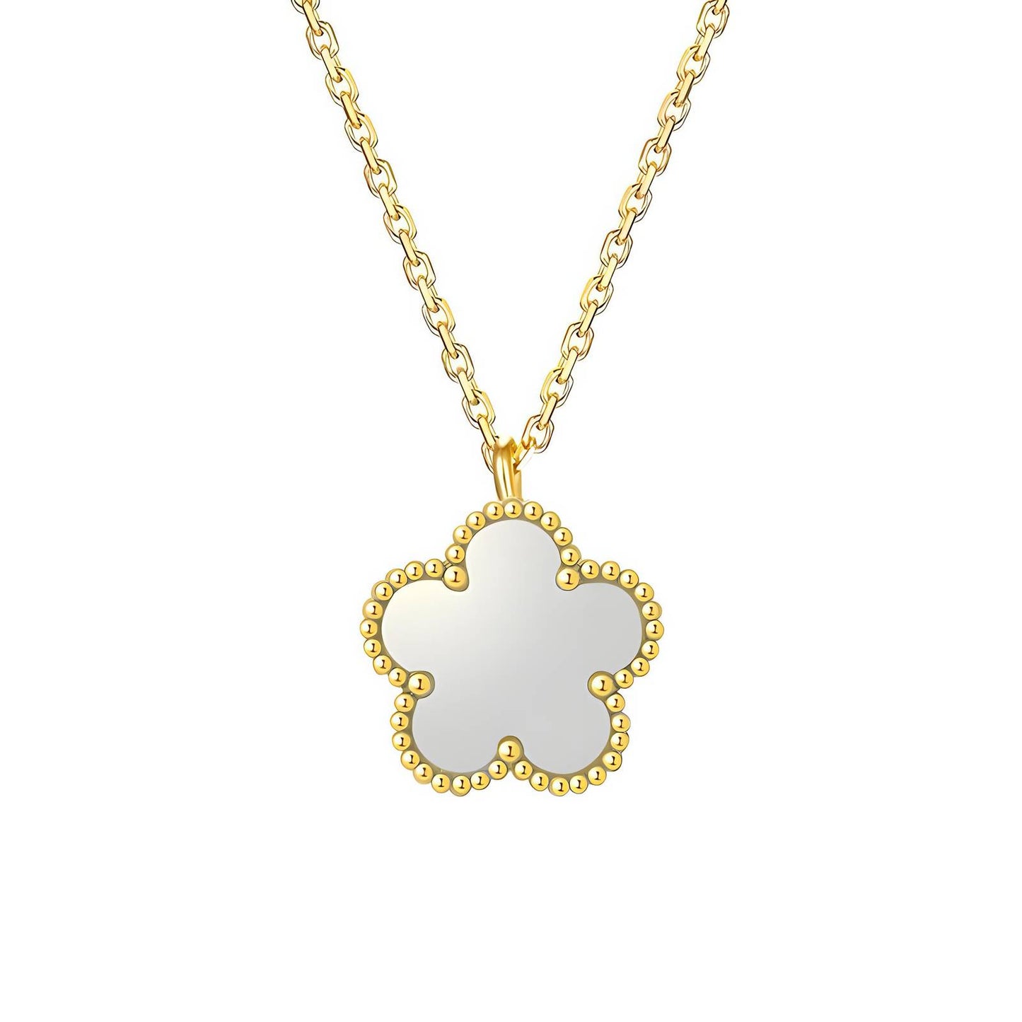 White clover necklace