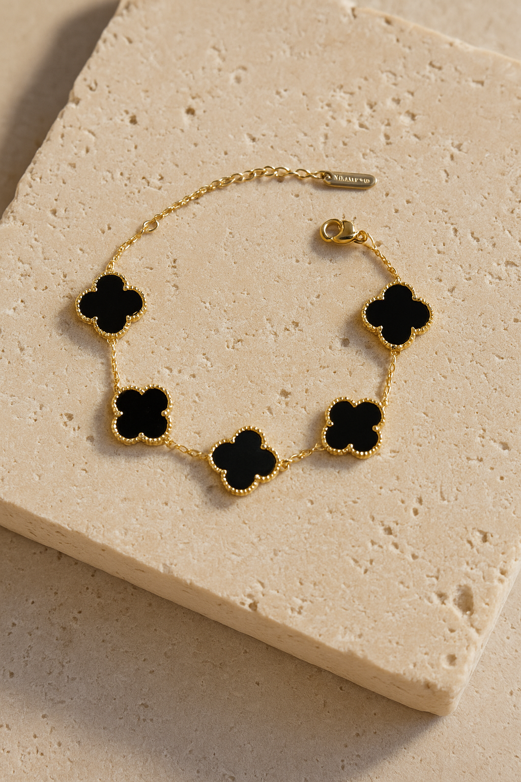 Black clover bracelet