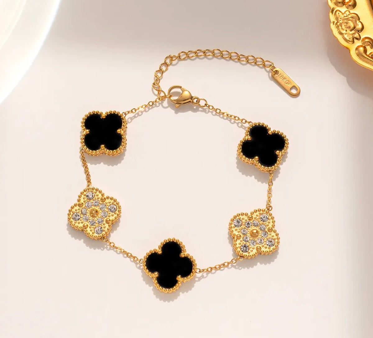 Double Side clover bracelet