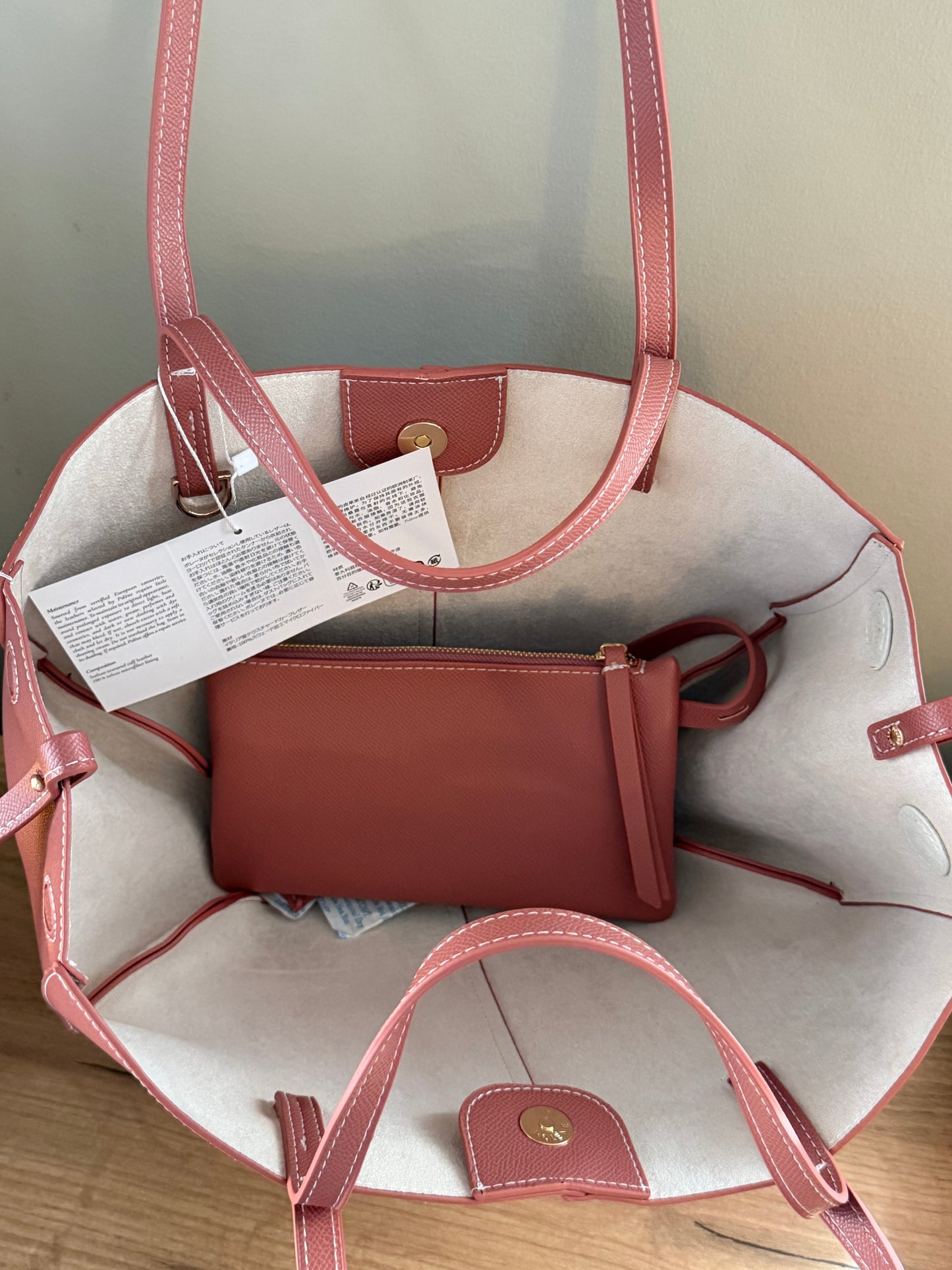 Pink Leather Bag (small)