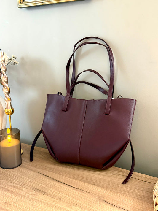 Burgundy Leather Bag (small)