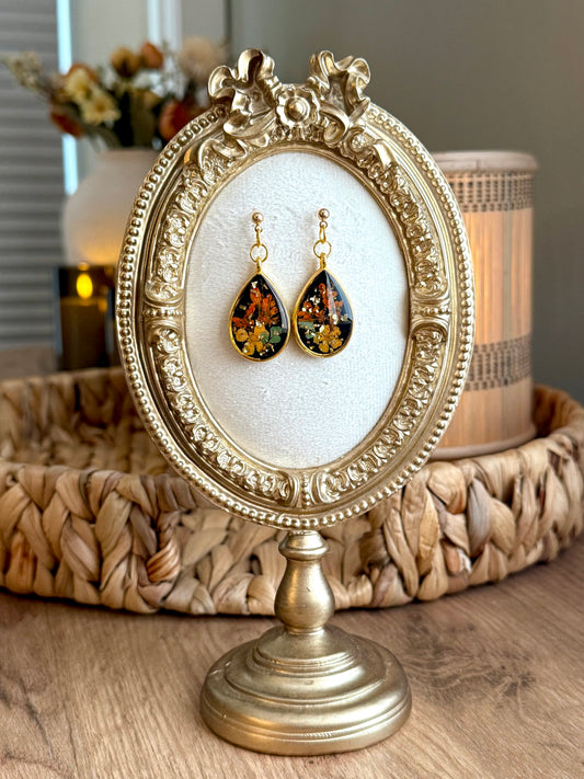 Black Handmade Earrings