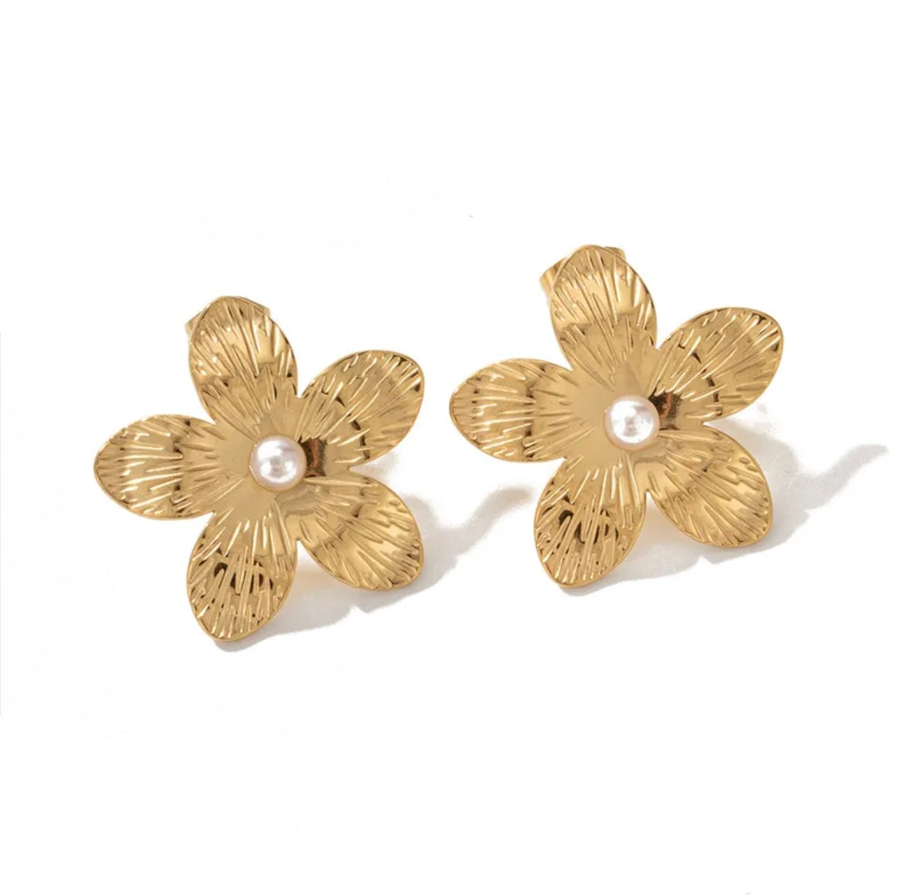 Plumeria Glow earrings