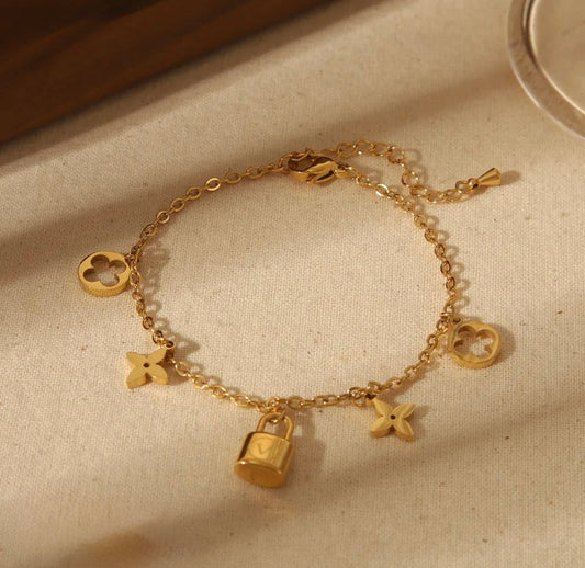 LV Lock Bracelet
