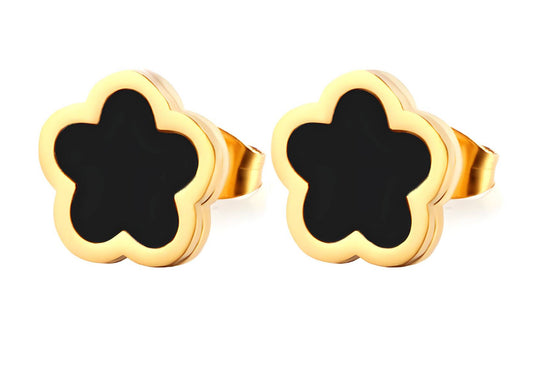 Black clover studs