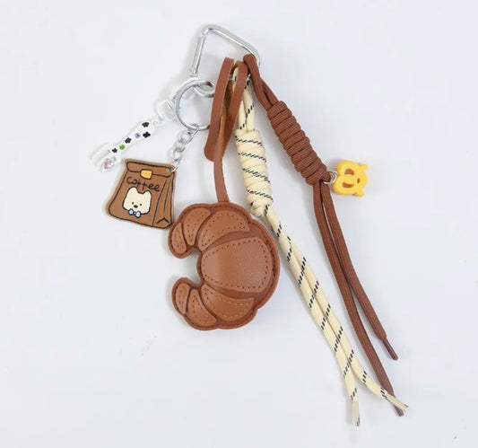 Croissant Bag Charm