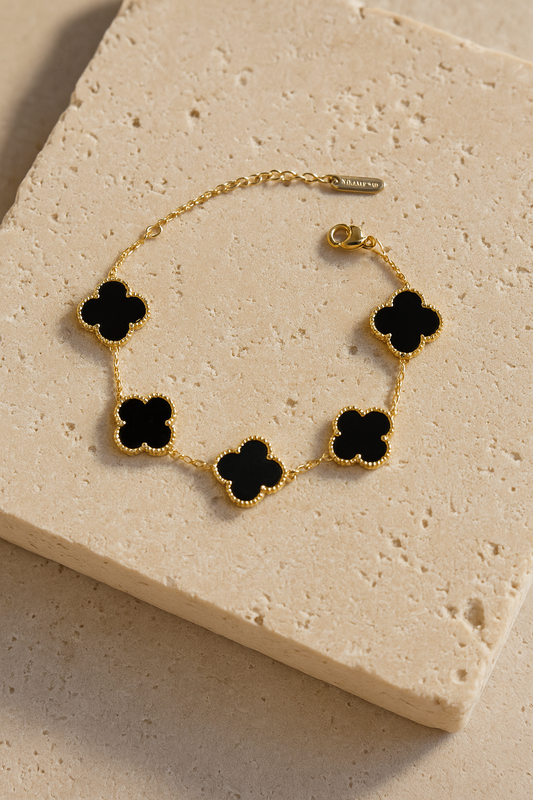 Black clover bracelet
