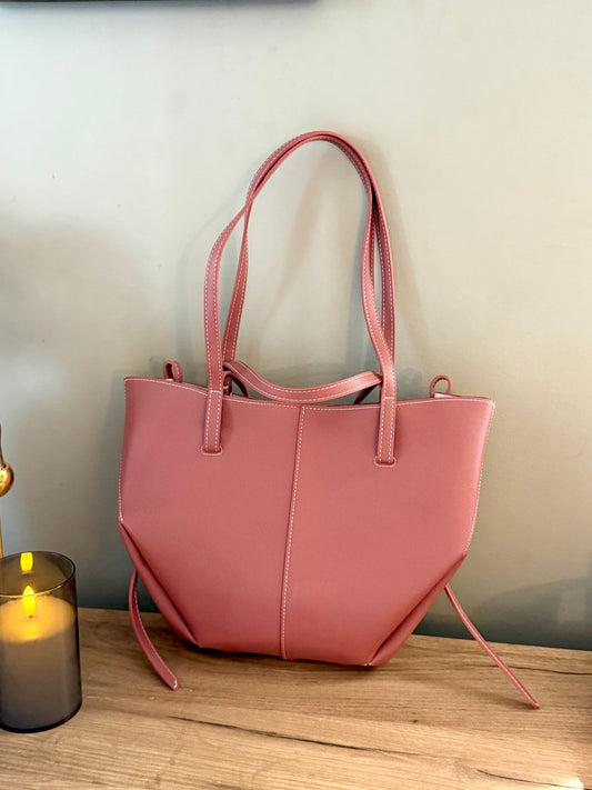 Pink Leather Bag (small)