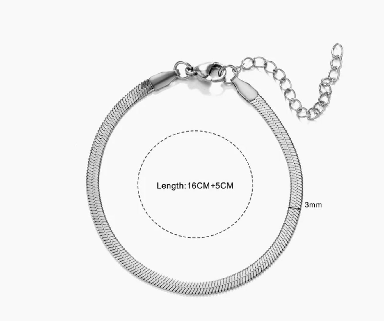 Men Snake Chain Bracelet