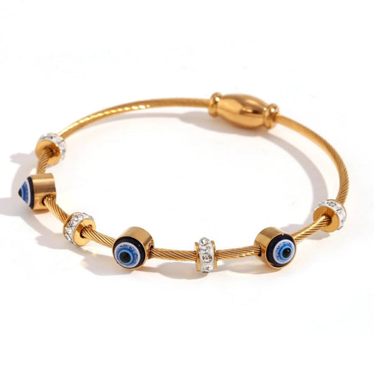 Evil eye bangle