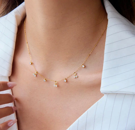 Zircon Cherry Necklace