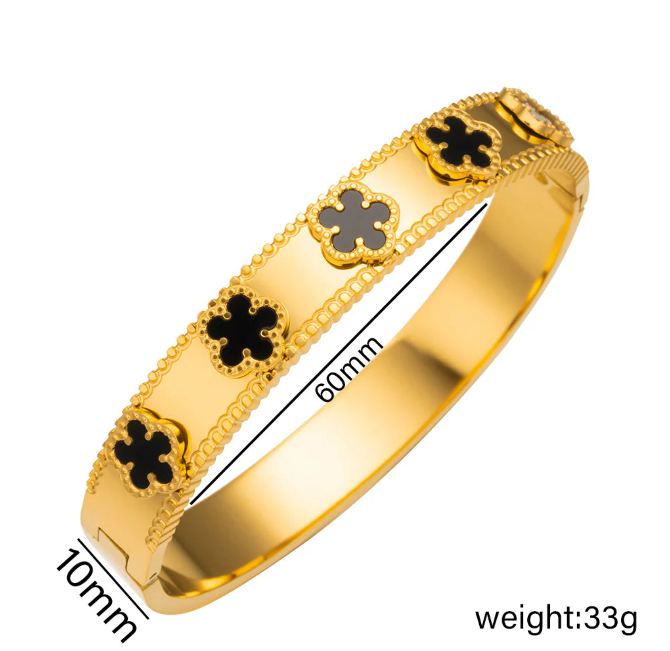Clover bangle