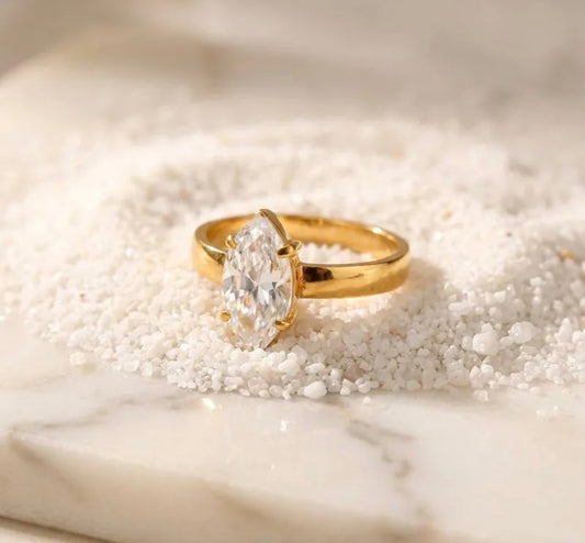Starlight Solitaire Ring