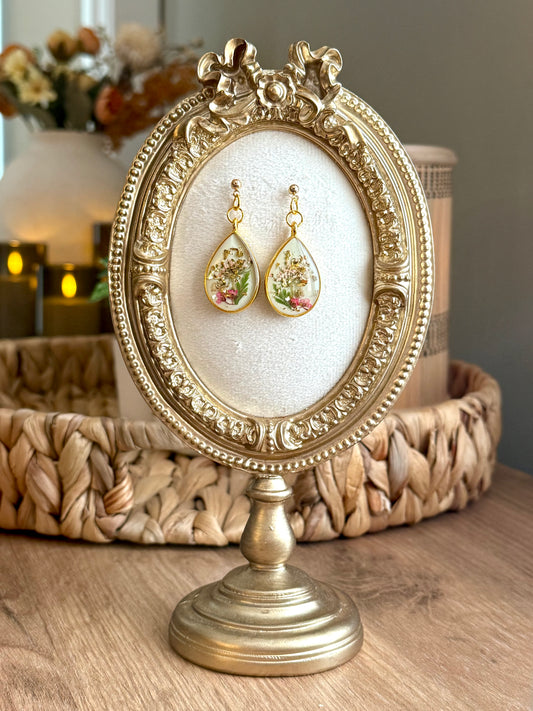 Pistachio Green Handmade Earrings