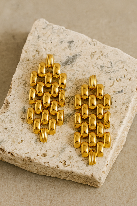 Gilded Weave Earrings